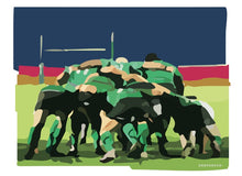 Load image into Gallery viewer, The Scrum - Rugby Print