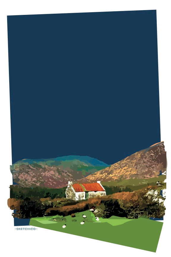 Irish Cottage Print