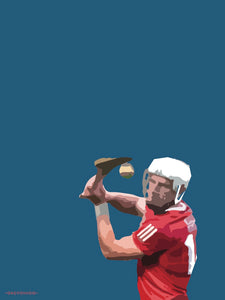 Cork Hurler Print