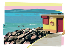 Load image into Gallery viewer, Ladies beach in Salthill Galway available in 4 sizes 