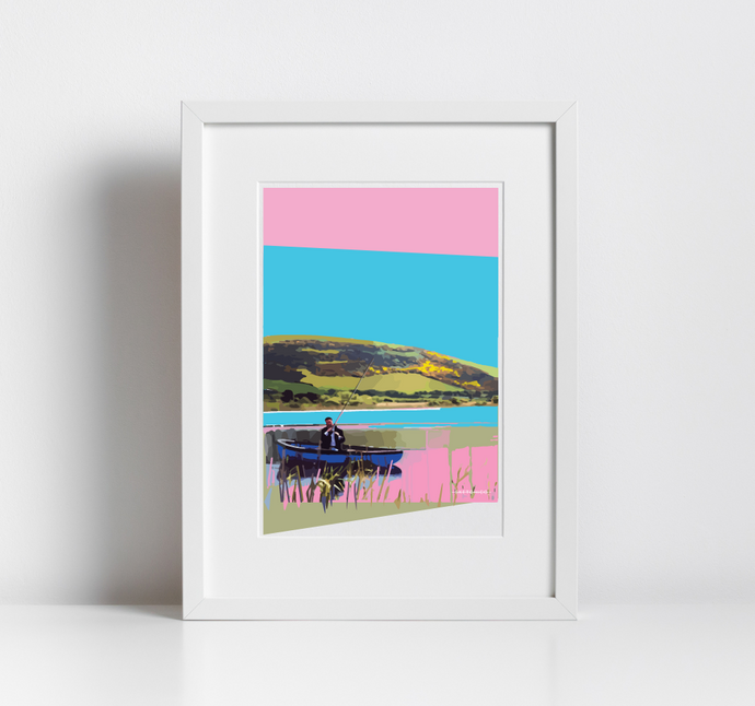 Lake Fishing Print