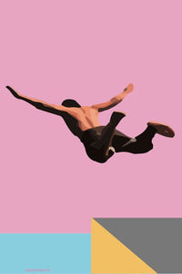 Leap of Faith - Diving Board Print