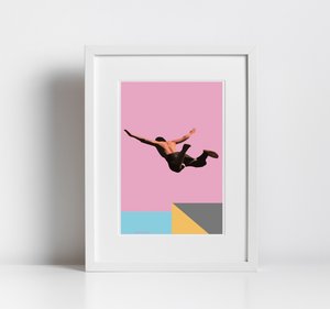 Leap of Faith - Diving Board Print