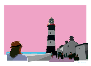 Old Head of Kinsale Lighthouse Print