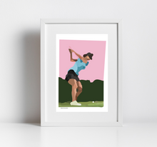 Load image into Gallery viewer, Golfing Girl Print