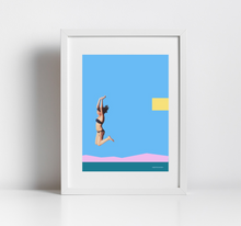 Load image into Gallery viewer, She Jumps - Diving Board Print