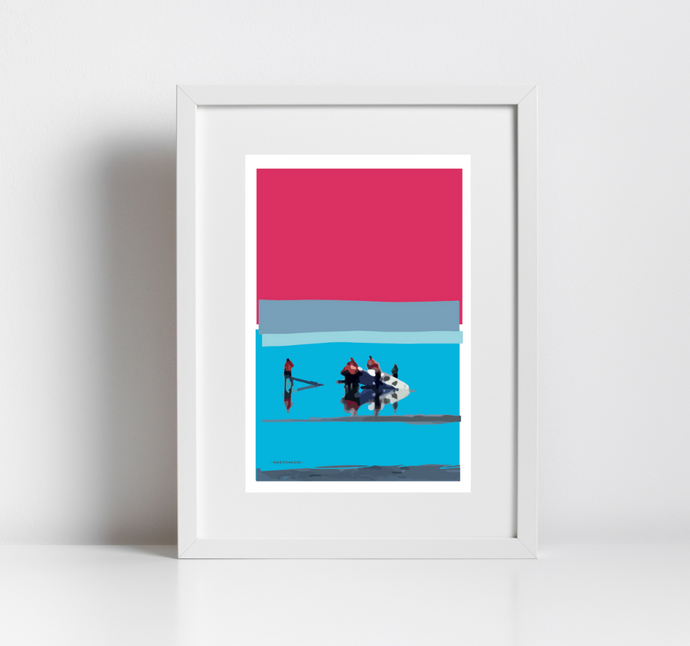 Surf Strand Print