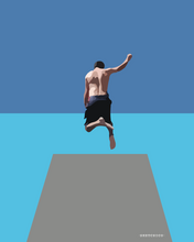 Load image into Gallery viewer, The Jumper - Diving Board Print
