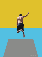 Load image into Gallery viewer, The Wild Jump - Diving Print