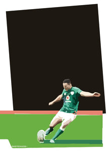 The Kicker - Rugby Print