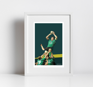 The Lineout - Rugby Print