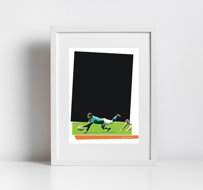 Try Time - Rugby Print
