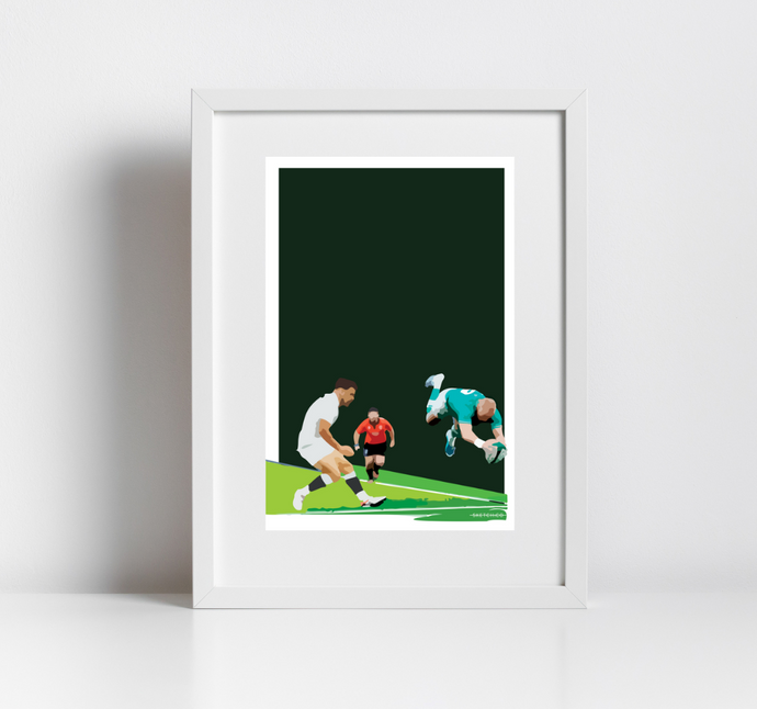The Final Try - Rugby Print