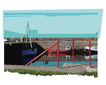 Load image into Gallery viewer, Kinvara Pier - SKETCHICO