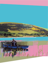 Load image into Gallery viewer, Lake Fishing Print
