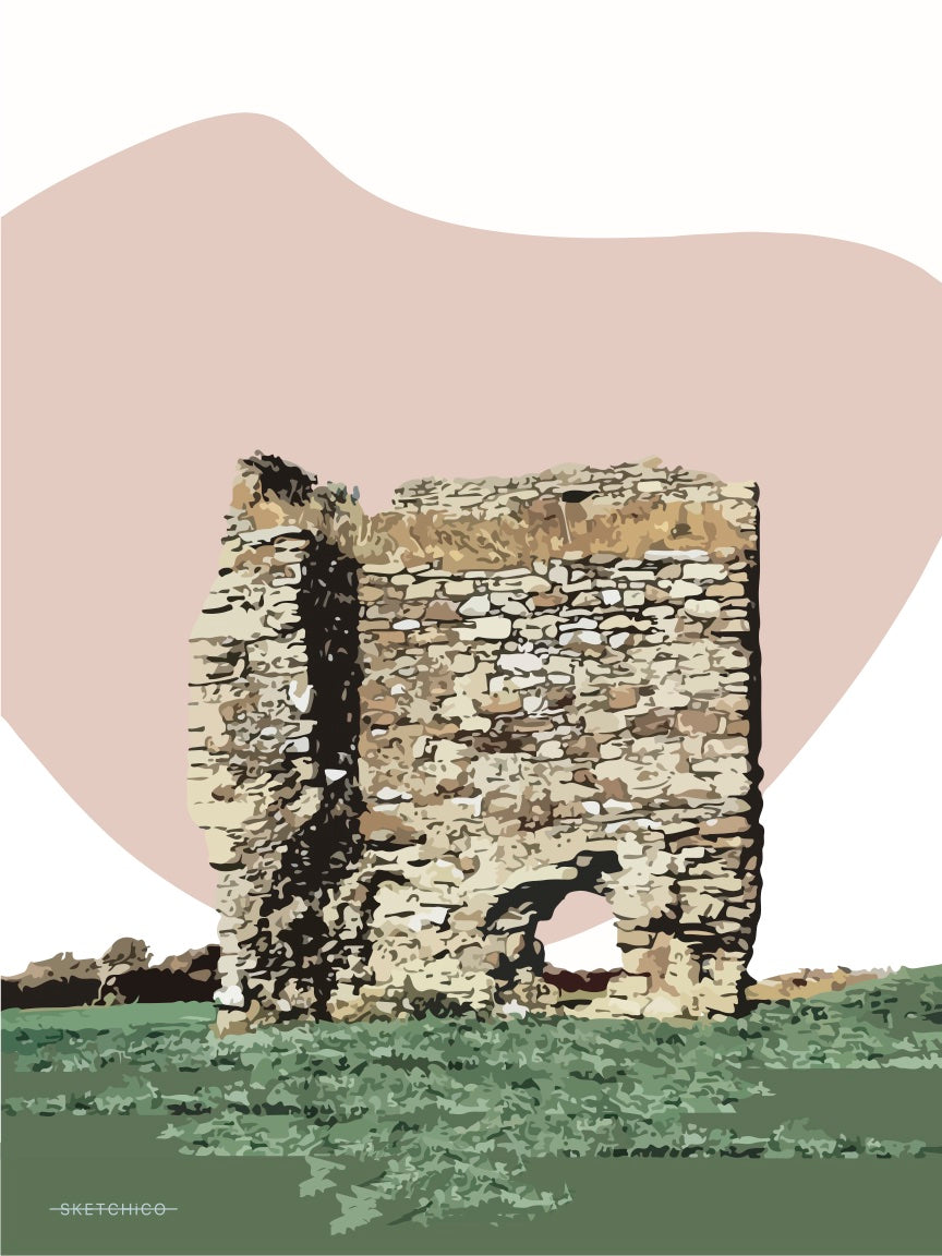 Castle Ruin Pink - SKETCHICO