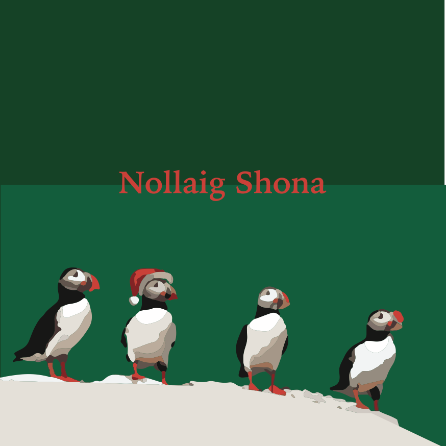 Christmas Puffin - SKETCHICO